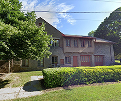 Stone building on McLean St.