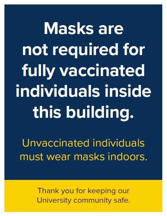 Masks Not Required