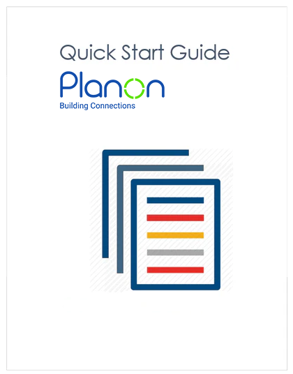Quick Start Guide cover page with headings