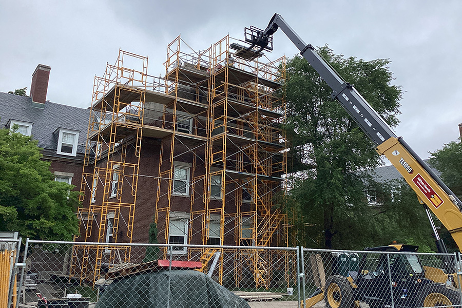 meliora plaza paver reconstruction.