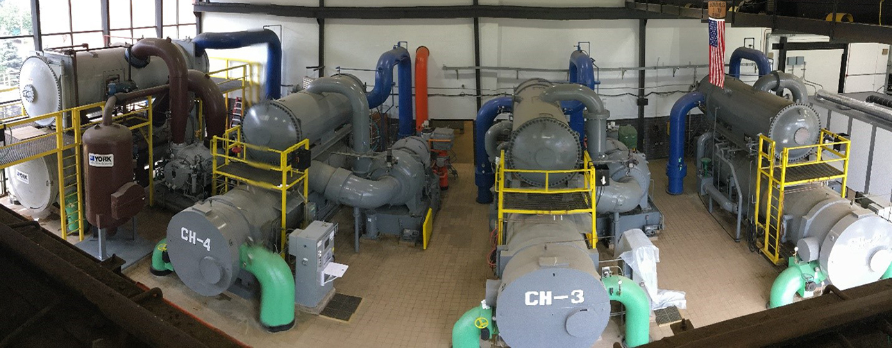 Central Utilities Plant Steam Chillers